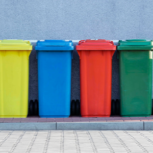 How to Recycle Plastic - Colored Recycling Bins